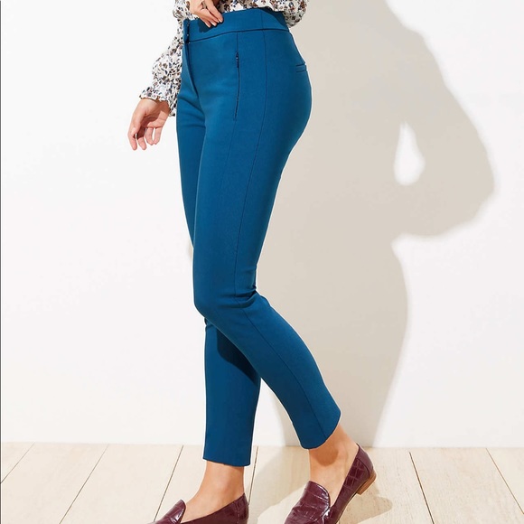 LOFT Pants - EUC Loft High Waist Zip Pocket Skinny Ankle Pants